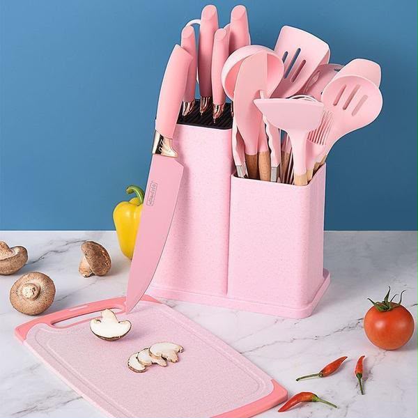 Kit de Cocina de Silicona y Madeira - 19 Piezas